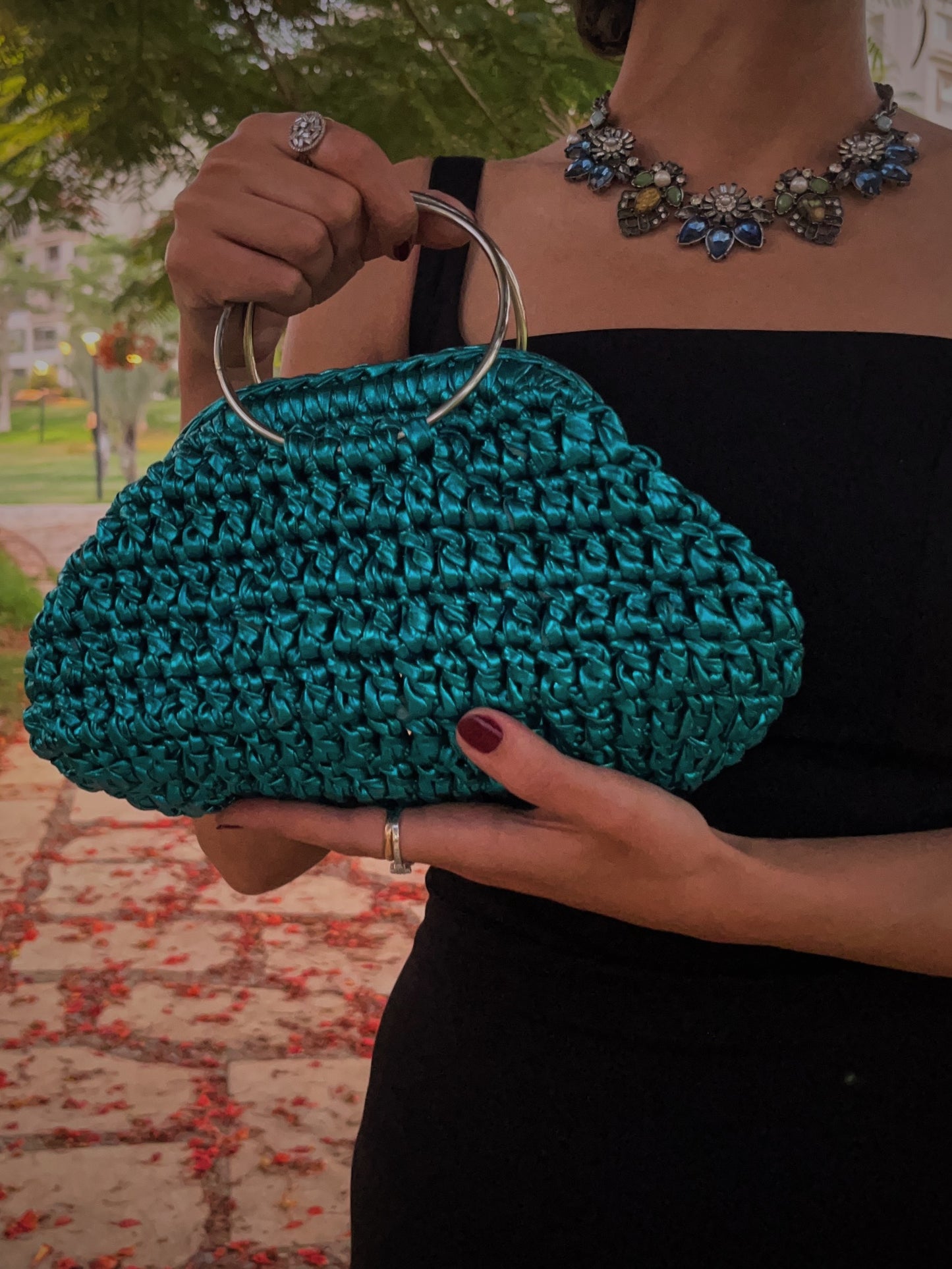 Azure Muse Clutch