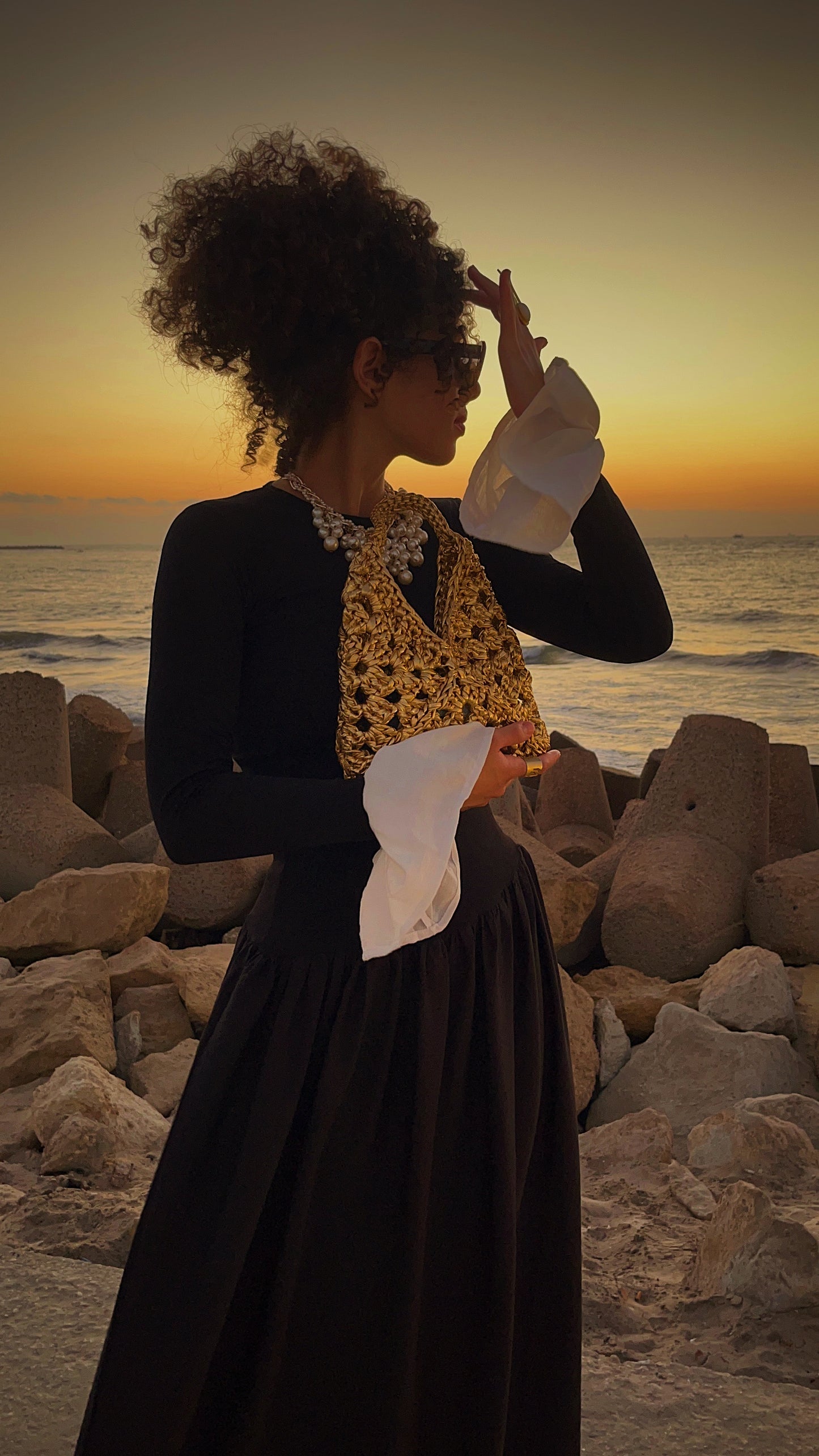 Golden Statement Clutch✨