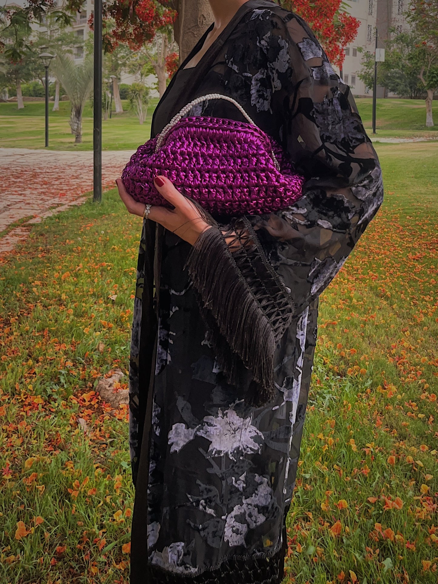 Plum Muse Clutch