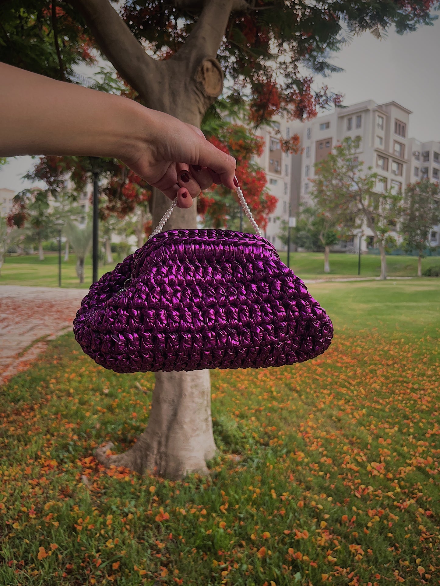 Plum Muse Clutch