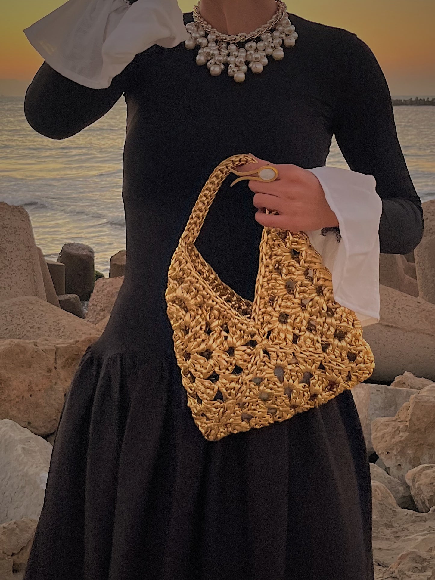 Golden Statement Clutch✨