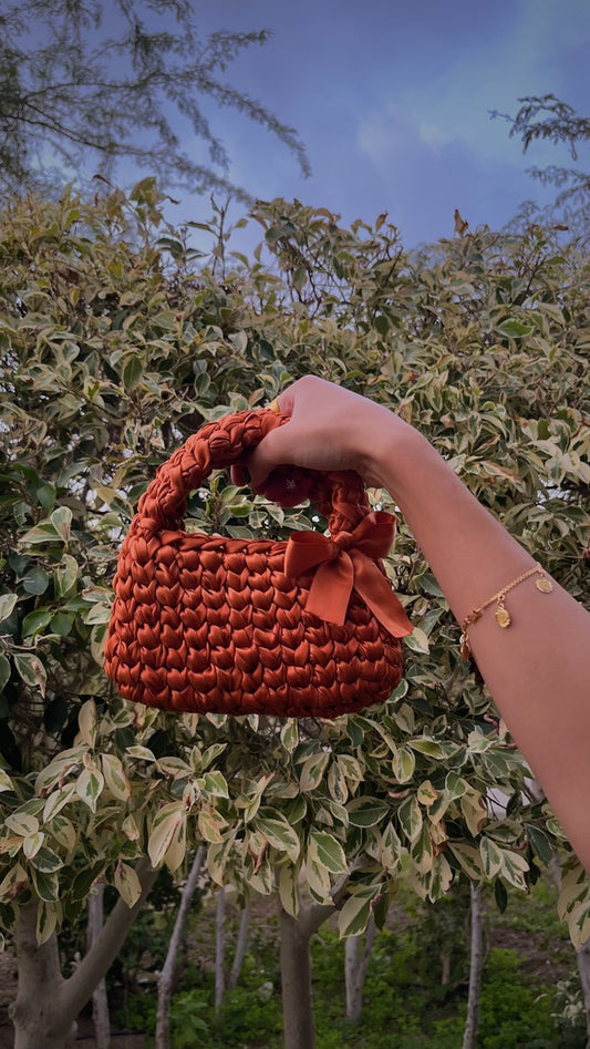 The Bow-kissed Satin Purse🎀