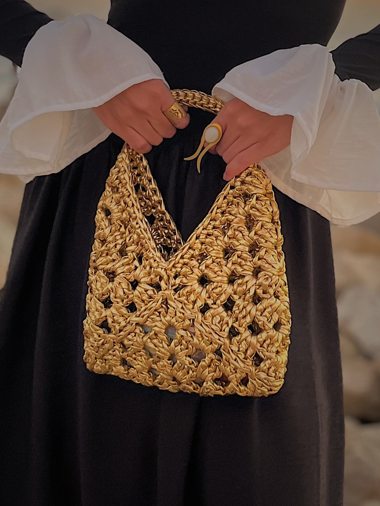 Golden Statement Clutch✨